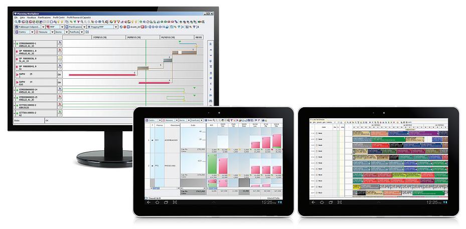 software pianificazione schedulazione produzione schedulatore processi produttivi industriali J-Flex APS