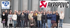 visita tecnest 25anni in Akrapovic