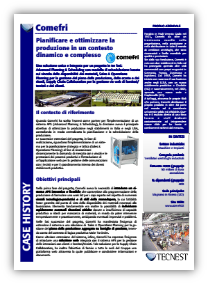 case history produzione comefri tecnest