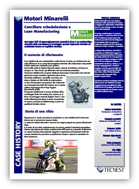 CASE HISTORY MOTORI MINARELLI TECNEST