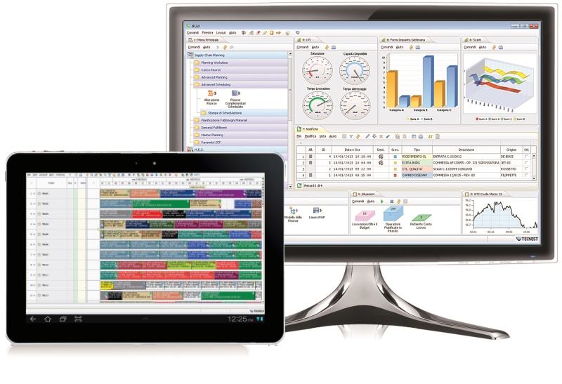 Software pianificazione schedulazione produzione J-Flex