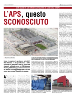 Advanced Planning & Scheduling APS questo sconosciuto Saira Europe Tecnest